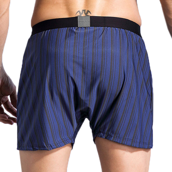 Mens-Vertical-Striped-Printing-Arrow-Shorts-Casual-Home-Bamboo-Fiber-Breathable-Wicking-Boxers-1127542