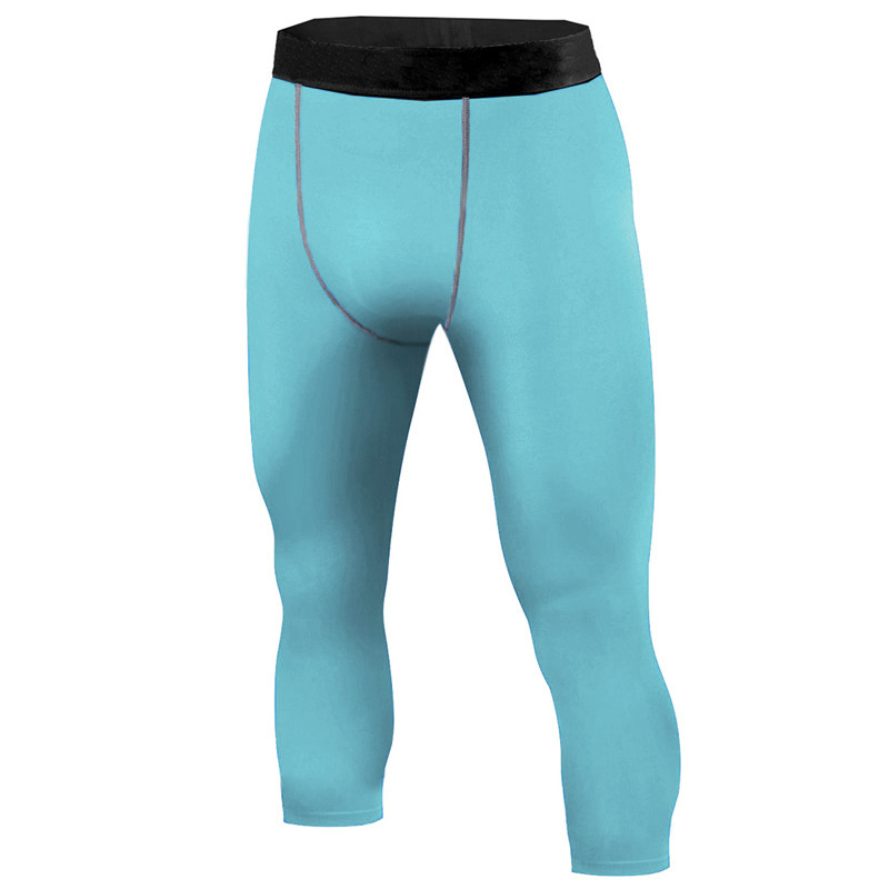INCERUN-Men-Sport-Compression-Running-Mid-rise-Calf-Length-Trousers-Tight-Pants-1407896