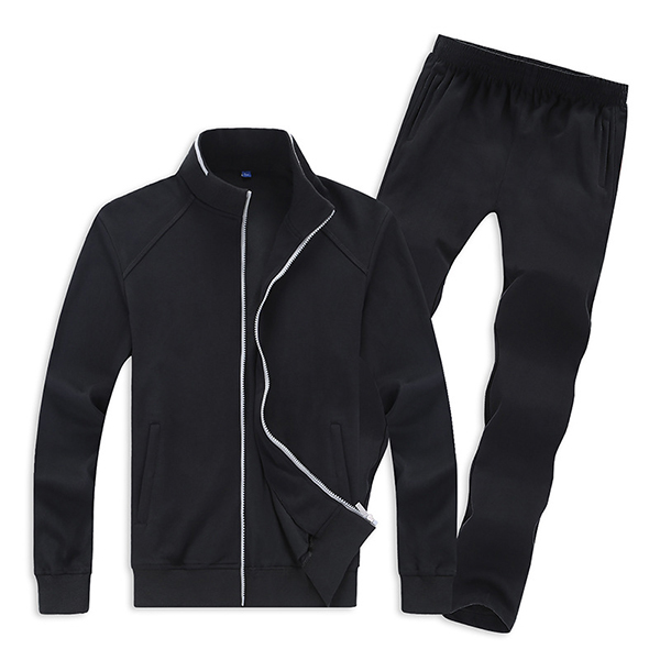 Mens-Casual-Plus-Size-Solid-Color-Tracksuits-Stand-Collar-Cotton-Sport-Suits-1098962