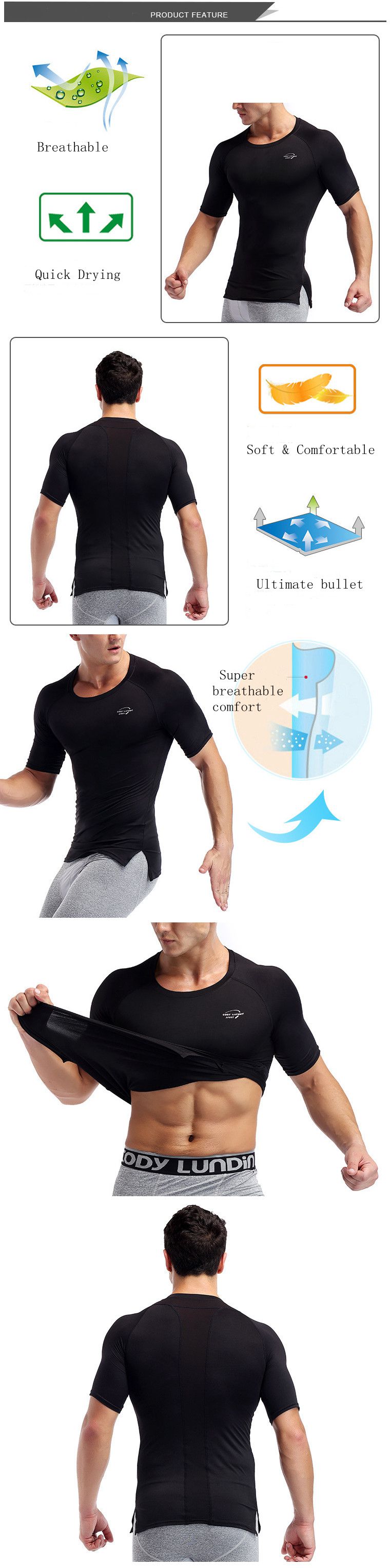 Elastic-Quick-Drying-Compression-Fitness-Tops-Mens-Split-Hem-Breathable-Slim-Fit-Sport-T-shirt-1184087