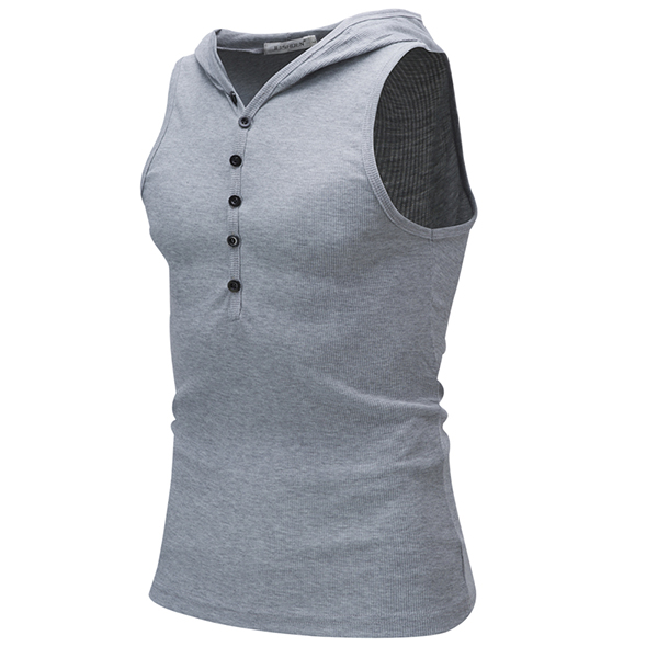 Fashion-Hooded-Slim-Sleeveless-Vest-Mens-Solid-Color-Casual-Button-Design-Tops-Tees-1145034