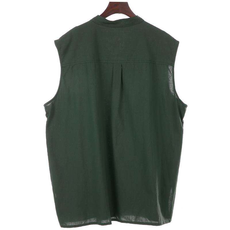 Fashion-Solid-Color-Sleeveless-Stand-Collar-Strap-Open-Mens-Vest-Sports-Breathable-Comfort-Tops-1333792