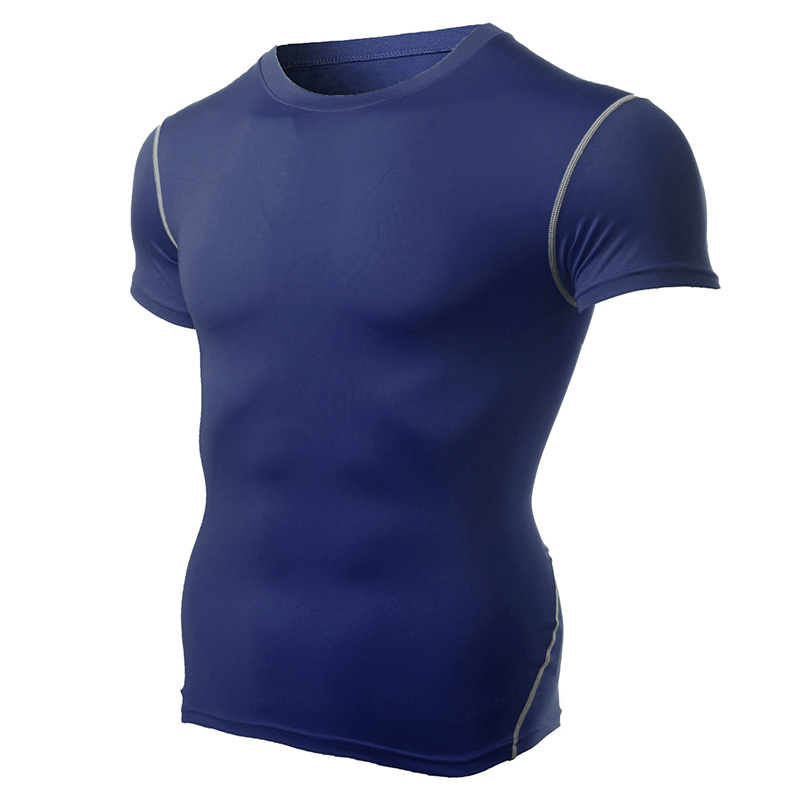 Fitness-Sports-Tights-Tops-Mens-Elastic-Short-sleeved-Quick-drying-Compression-T-Shirts-1322197