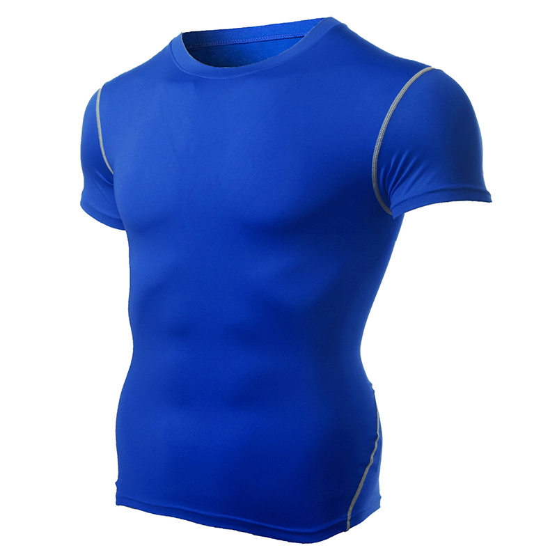 Fitness-Sports-Tights-Tops-Mens-Elastic-Short-sleeved-Quick-drying-Compression-T-Shirts-1322197