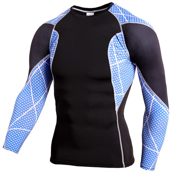 JACK-CORDEE-Mens-Sports-Tights-PRO-Splice-Color-Long-Sleeved-T-shirt-Casual-Running-Training-Tops-1262389