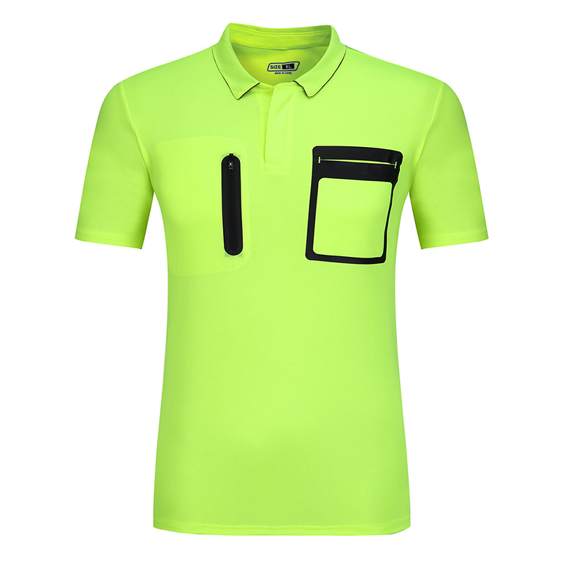Mens-Referee-Uniform-Sports-Running-Training-Quick-drying-Breathable-Casual-Tops-1363009