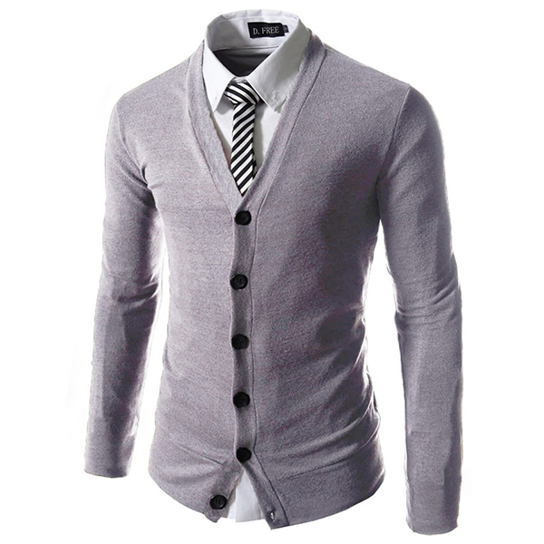 Autumn-Winter-Fashion-Pure-Color-Knit-Cardigan-Casual-Business-Slim-Fit-V-neck-Cardigan-1232642