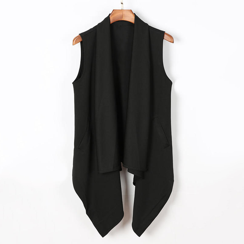 ChArmkpR-Mens-Casual-Irregular-Heap-Collar-Sleeveless-Solid-Color-Cardigans-Vest-1358573