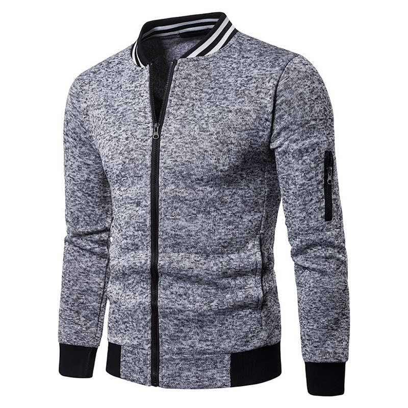 Men-Fall-Side-Zipper-Stitching-Coats-Color-Zip-up-Cardigans-Sweatshirts-1374805