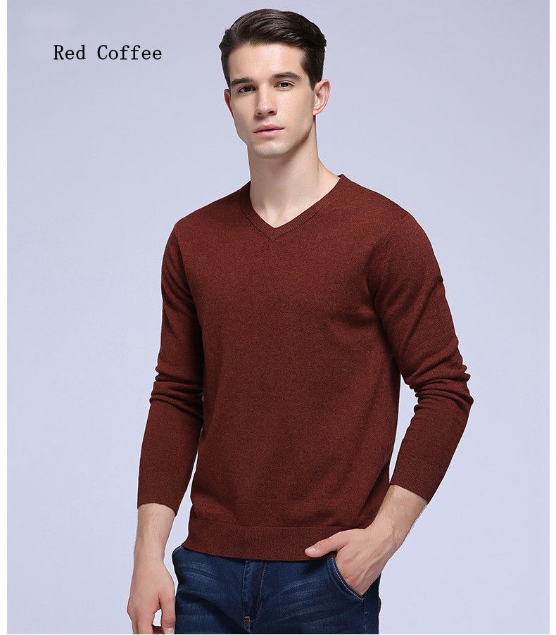 100-Merino-Woolen-Pullover-Fashion-V-Collar-Warm-Fleece-Knitted-Casual-Sweater-Pullovers-1192752