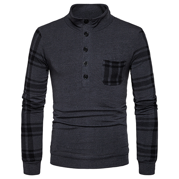 Mens-Casual-Spliceing-Stripe-Sweater-Pullover-Fashion-Long-Sleeve-Button-Collar-Tops-Tees-1236192