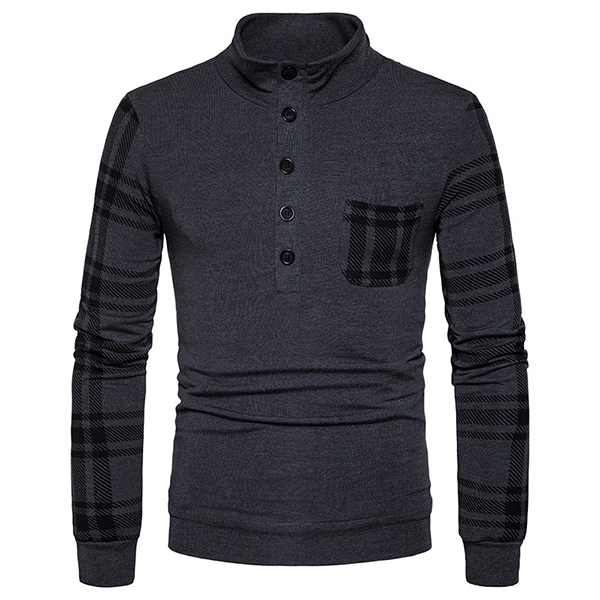 Mens-Casual-Spliceing-Stripe-Sweater-Pullover-Fashion-Long-Sleeve-Button-Collar-Tops-Tees-1236192