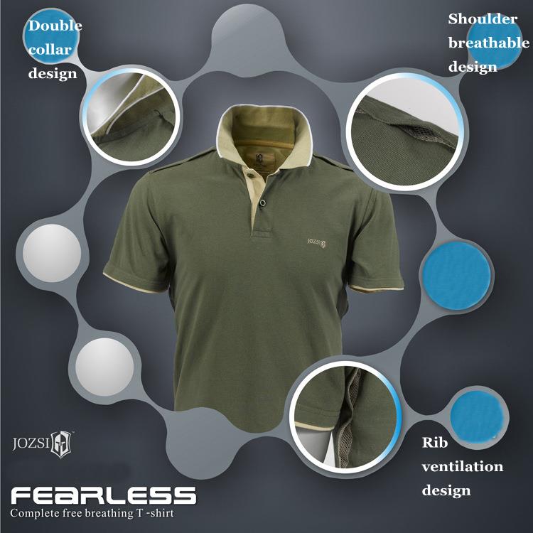JOZSI-Mens-Fashion-Double-Collar-Design-Short-Sleeve-Sport-Golf-shirt-Outdoor-Casual-Breathable-Tops-1297640