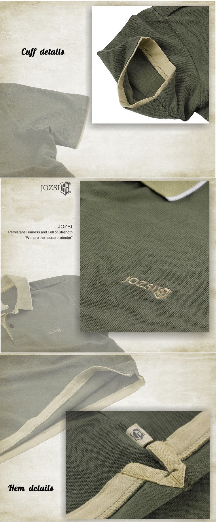 JOZSI-Mens-Fashion-Double-Collar-Design-Short-Sleeve-Sport-Golf-shirt-Outdoor-Casual-Breathable-Tops-1297640