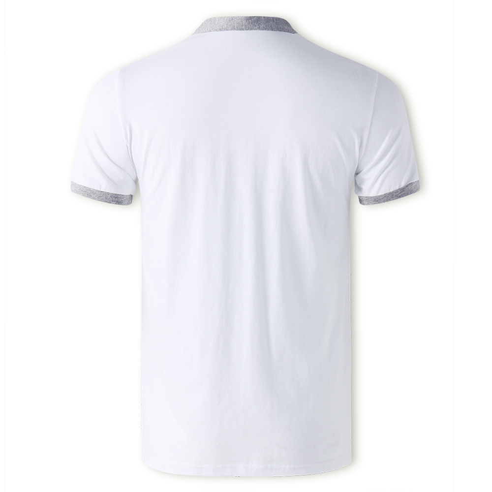 Mens-Business-Casual-Breathable-Stylish-Stand-Collar-T-Shirts-Summer-Solid-Color-Short-Sleeve-Tops-1323369