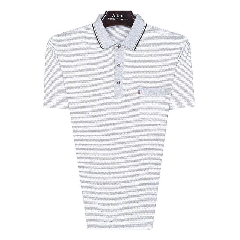 Mens-Casual-Lapel-Stripes-Pocket-Short-Sleeved-Golf-Shirt-Summer-Middle-Aged-Comfort-Tops-Tees-1300154