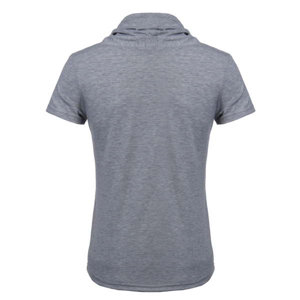 Mens-Solid-Color-Piles-Collar-Fashion-Casual-Slim-Short-Sleeve-T-shirt-995693