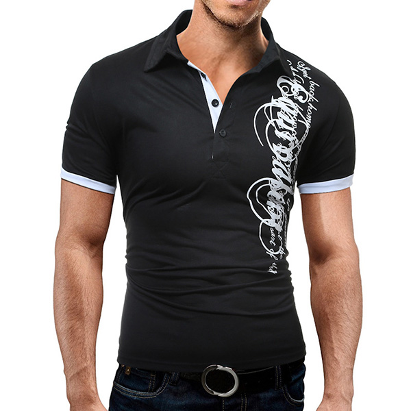 Summer-Mens-Causal-Letter-Print-Lapel-Collar-T-Shirts-Cotton-Soft-Sports-Shorts-sleeved-T-shirt-1145349