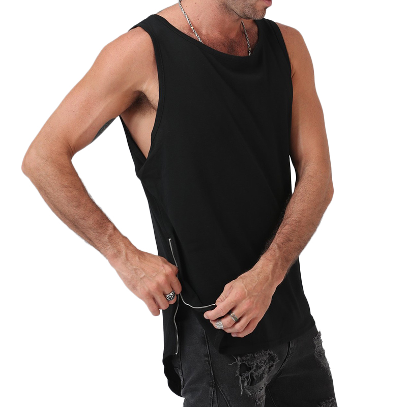 Fashion-Mens-Irregular-Front-Rear-Side-Zipper-Solid-Color-Personality-Tank-Tops-1339021