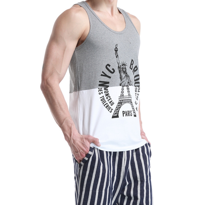 SEOBEAN-New-York-Paris-Printed-Mens-Vest-Cotton-Summer-Leisure-Fitness-Jogging-Sport-Tops-1163720
