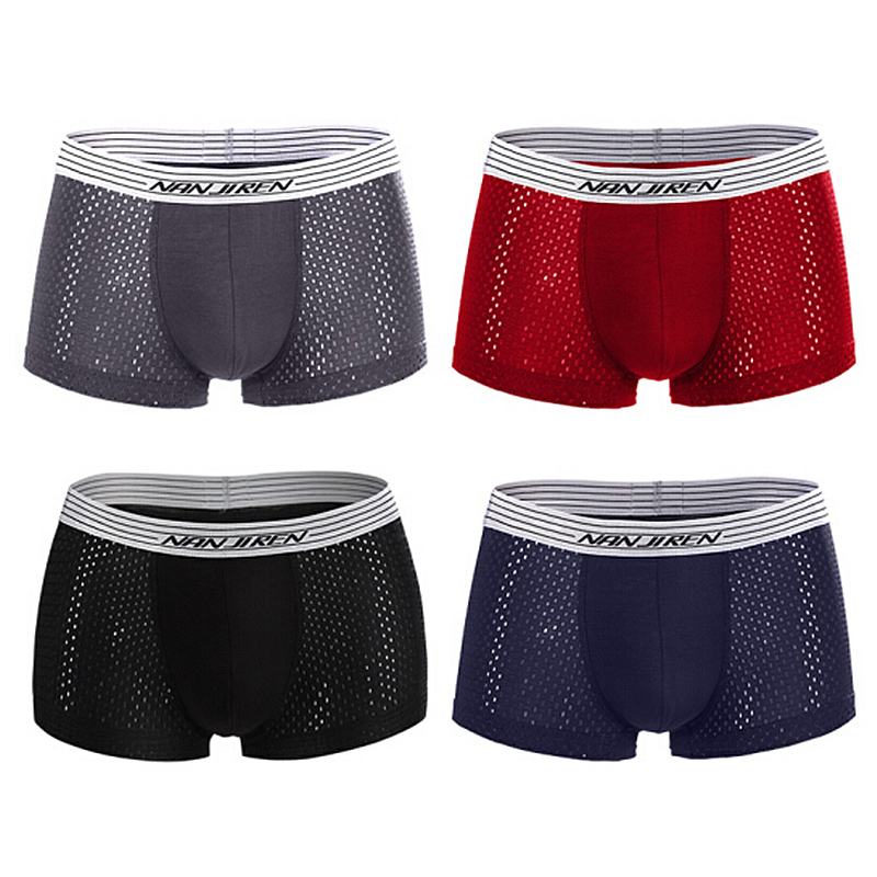 4-Pieces-Ice-Silk-Mesh-Breathable-Light-Thin-U-Convex-Boxer-Briefs-Underwear-for-Men-1336062