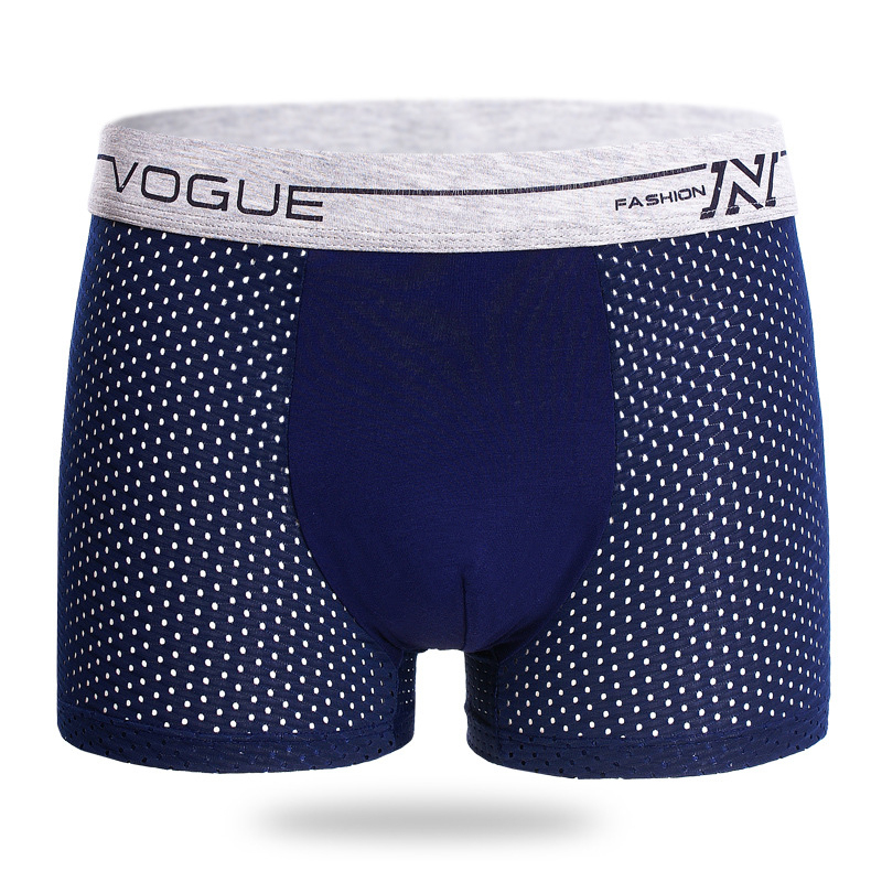 Mens-Mesh-Breathable-Solid-Color-Mid-Rise-Comfortable-Boxer-Underwear-1333581