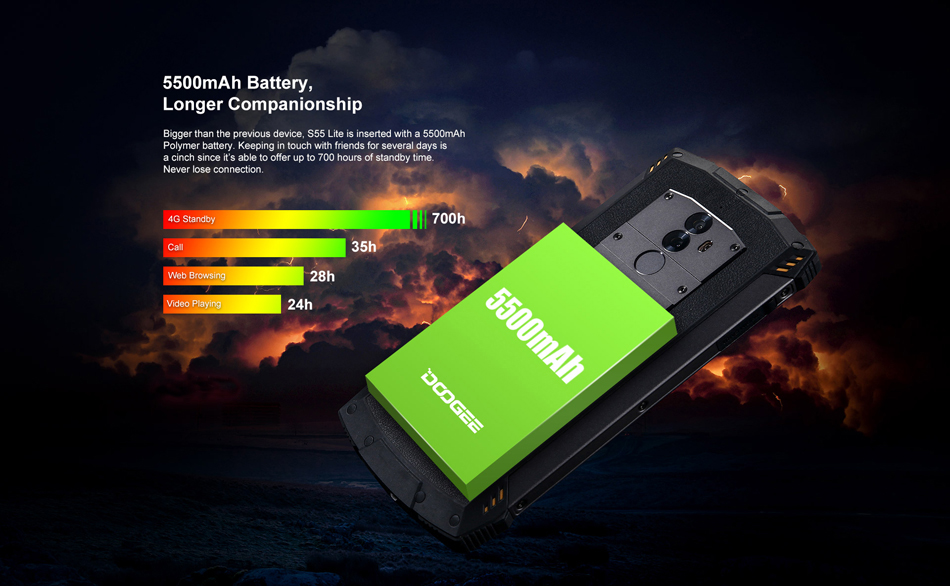 DOOGEE-S55-Lite-55-Inch-IP68-5500mAh-Quick-Charge-2GB-RAM-16GB-ROM-MTK6739-Quad-Core-4G-Smartphone-1360867