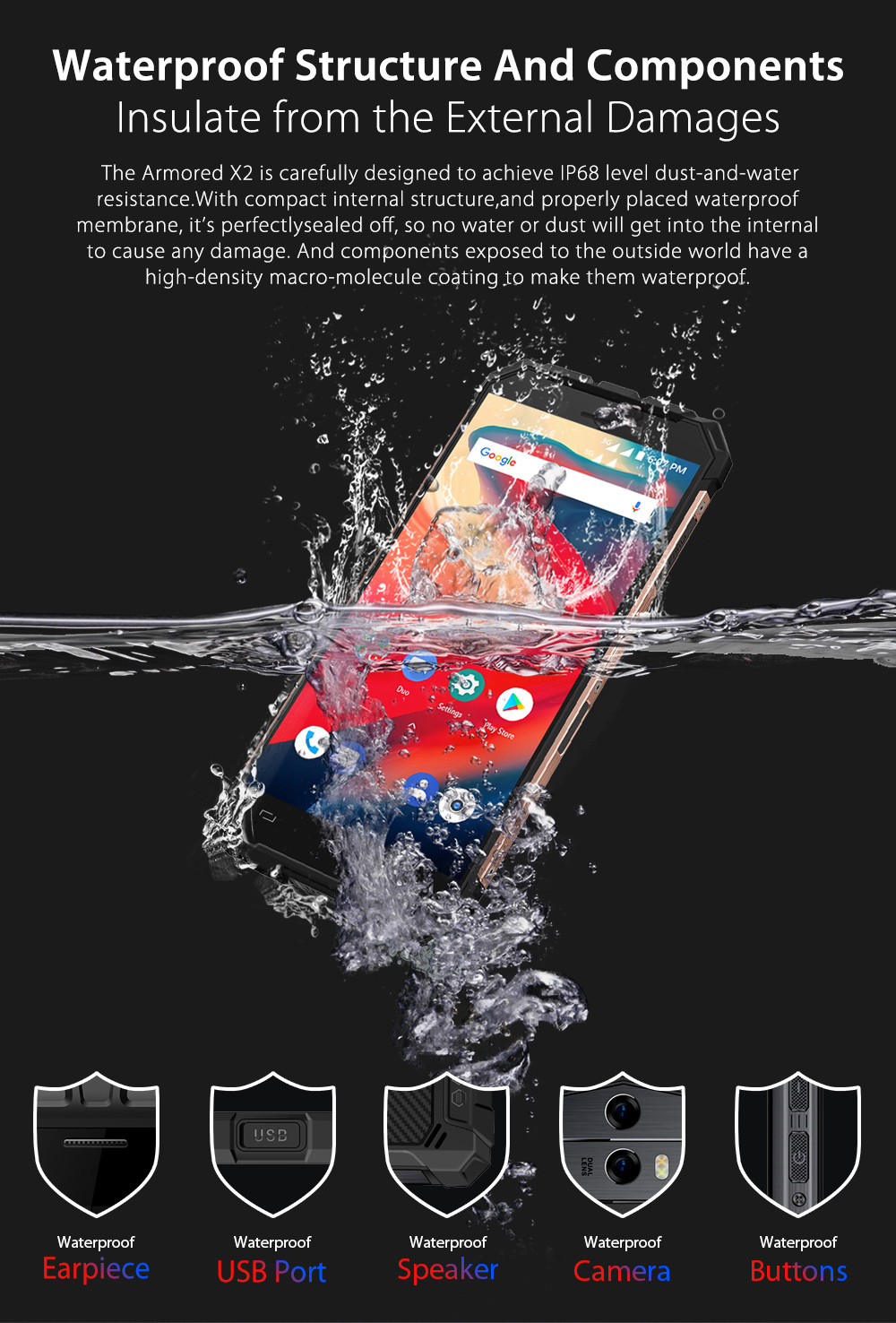 Ulefone-Armor-X2-NFC-IP68-Waterproof-55-inch-2GB-16GB-MT6580-Quad-core-3G-Smartphone-1406870