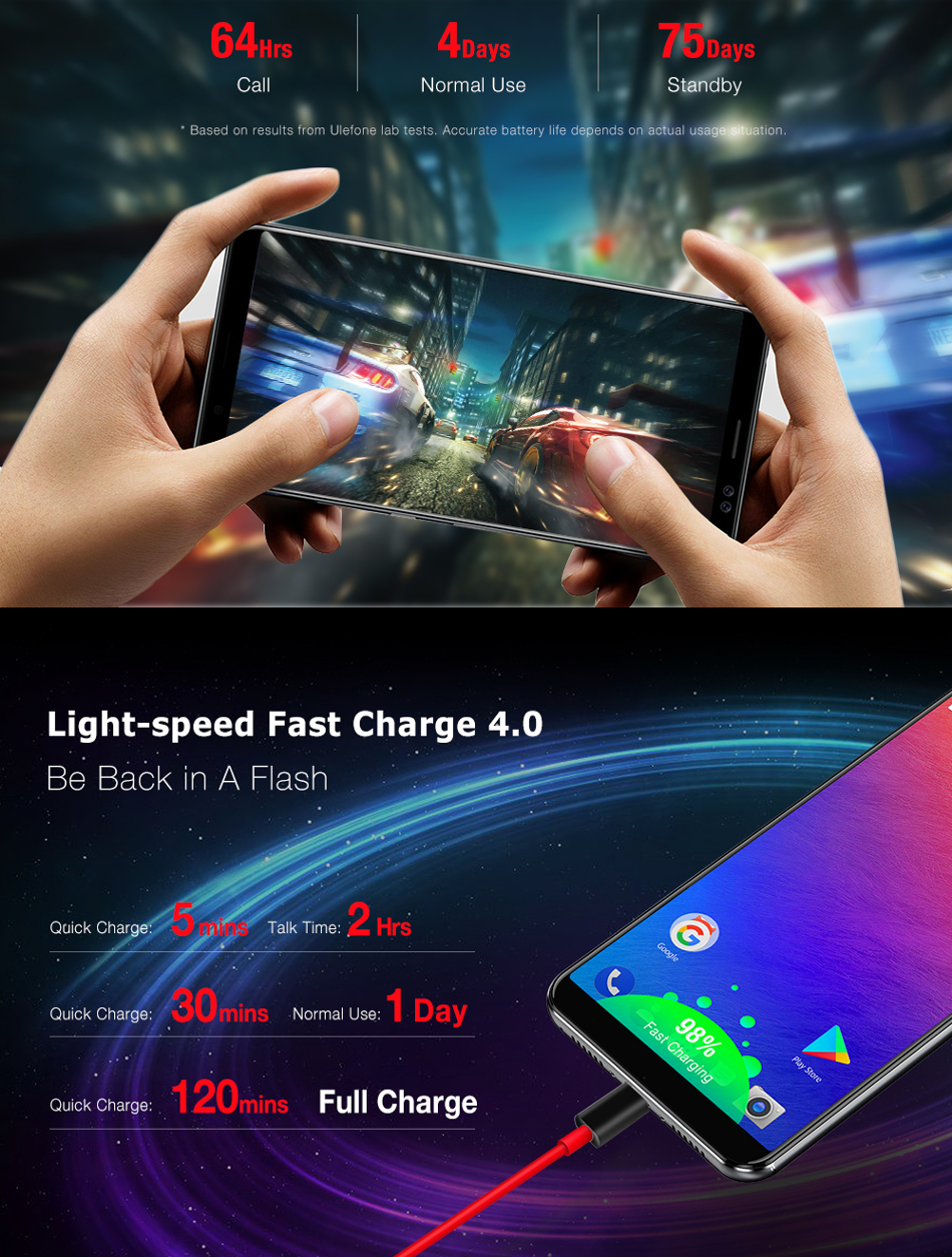 Ulefone-Power-3S-60-Inch-6350mAh-Face-Unlock-4GB-RAM-64GB-ROM-MT6763-Octa-core-4G-Smartphone-1260436