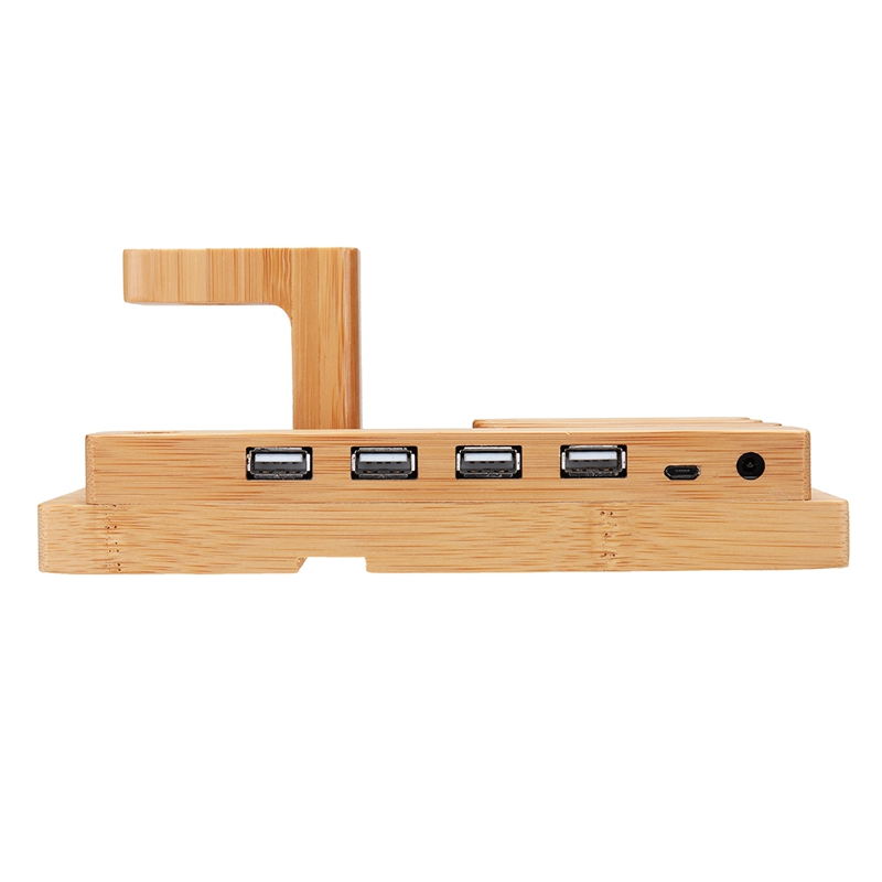 Bamboo-Wood-4-Port-USB-Charging-Dock-Station-Stand-Holder-For-Smart-PhoneTabletiPhoneiPadApple-Watch-1213122