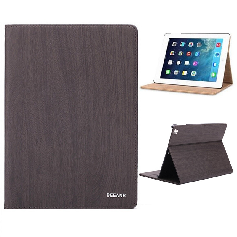 Wood-Texture-Smart-SleepWake-Up-Bracket-Case-For-iPad-Air-1191702