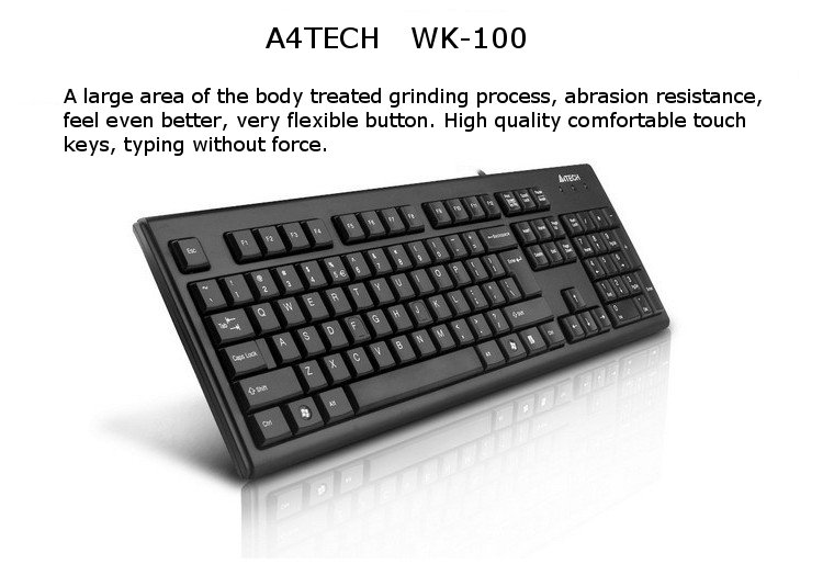 A4TECH-WK-100-USB-Wire-Waterproof-Fillet-Keycap-Keyboard-989702