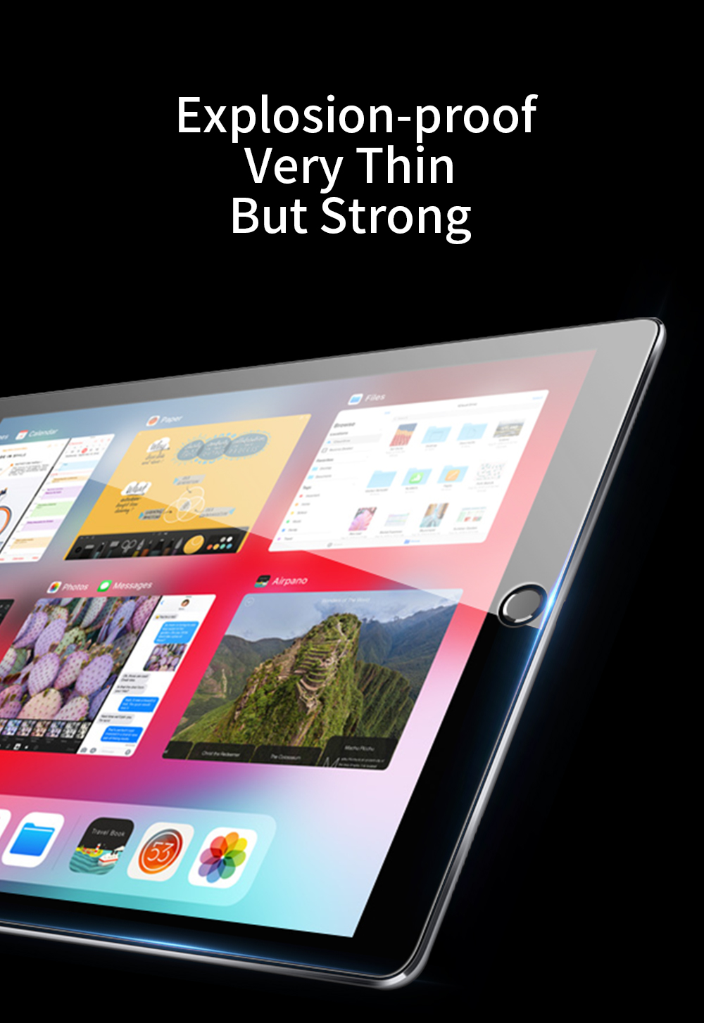 DUX-DUCIS-Tempered-Glass-Screen-Protector-For-iPad-2018iPad-2017iPad-Air-2iPad-AiriPad-Pro-97quotiPa-1376297