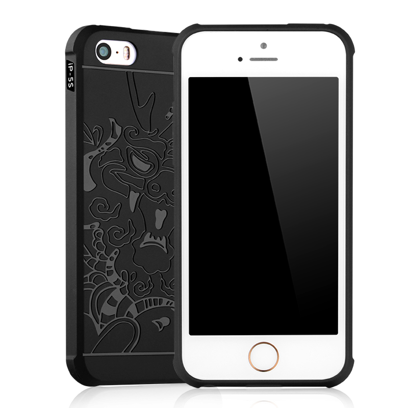 Bakeey-Protective-Case-For-iPhone-55sSE-Air-Cushion-Corners-Soft-TPU-Shockproof-1328091