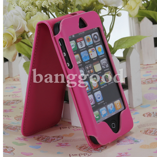 Brand-New-Candy-Color-Leather-Flip-Case-Cover-For-iPhone-5-5S-54473