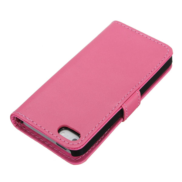 Card-Flip-Folio-Pouch-Wallet-Leather-Case-Cover-For-iPhone-5-5G-5th-84320