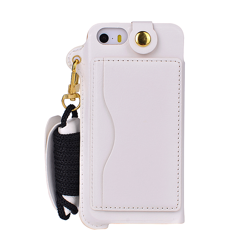 Card-Slot-Lanyard-PU-Leather-Case-For-iPhone-5-5S-SE-4-Inch-1106467