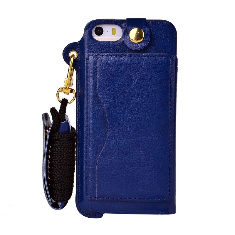 Card-Slot-Lanyard-PU-Leather-Case-For-iPhone-5-5S-SE-4-Inch-1106467