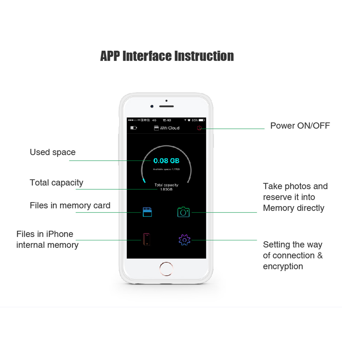 Atongm-Wifi-Cloud-Wireless-Memory-Expander-Back-Clip-U-Disk-Shockproof-PC-Case-for-iPhone-6samp6s-Pl-1139996