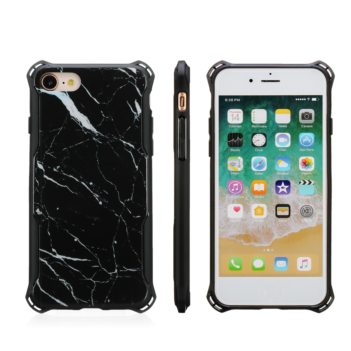 AUGIENB-Marble-Textured-Soft-TPU-Protective-Case-For-For-iPhone-XXS88-Plus77-Plus6s6s-Plus66-Plus-1397754
