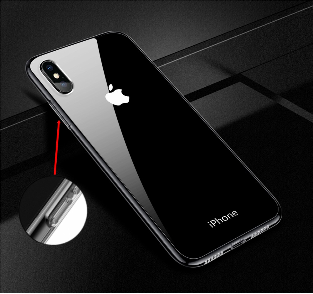 Bakeey-Clear-Tempered-Glass-Protective-Case-For-iPhone-XRXSXS-MaxX88-Plus77-Plus-1394416