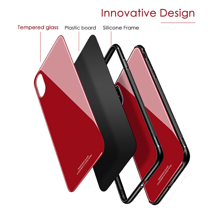 Bakeeytrade-Tempered-Glass-Mirror-Back-TPU-Frame-Protective-Case-for-iPhone-X78-7Plus8Plus-66s-Plus-1236891