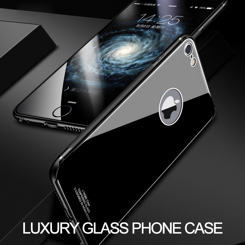 Bakeeytrade-Tempered-Glass-Mirror-Back-TPU-Frame-Protective-Case-for-iPhone-X78-7Plus8Plus-66s-Plus-1236891