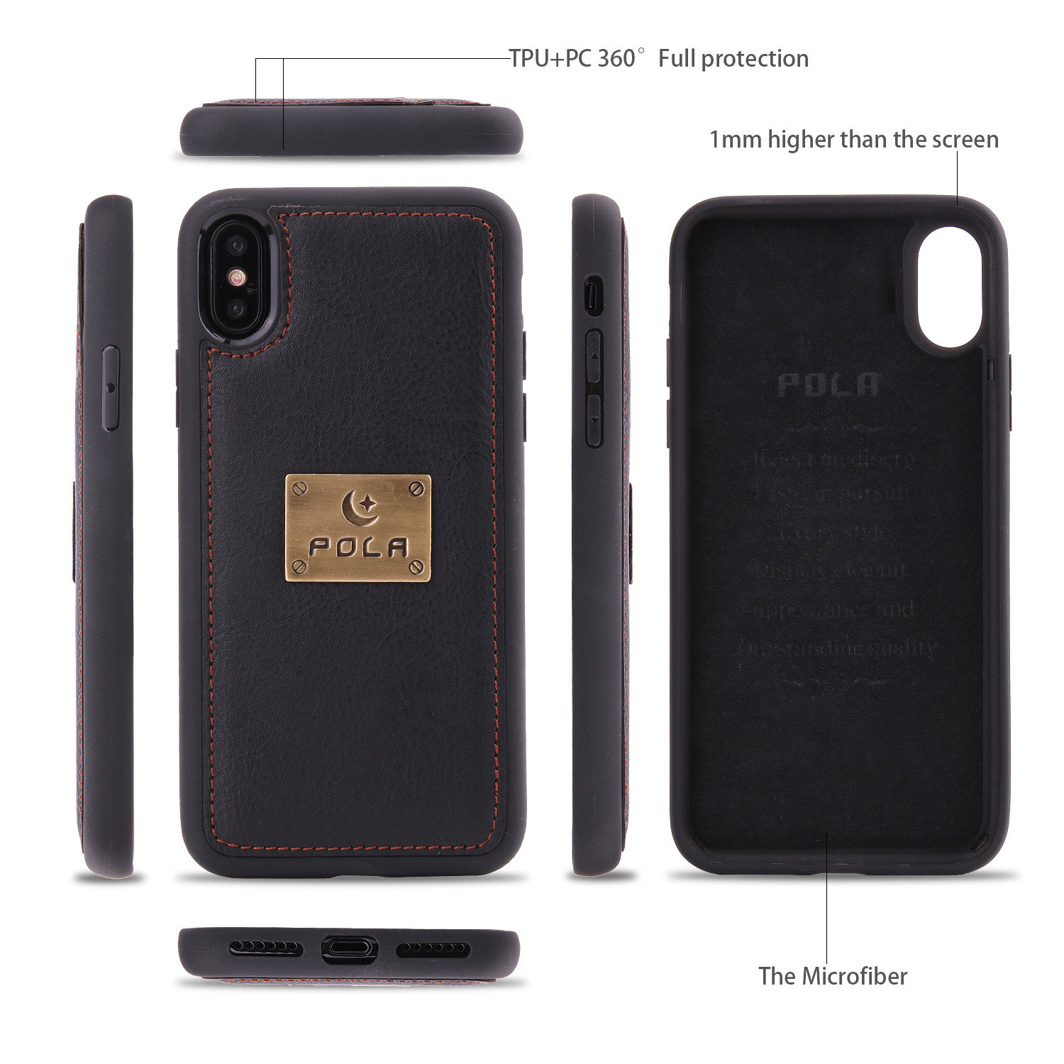 POLA-Magnetic-Detachable-Wallet-Card-Slots-Case-With-Mirror-For-iPhone-X88-Plus77-Plus6s6s-Plus66-Pl-1227083