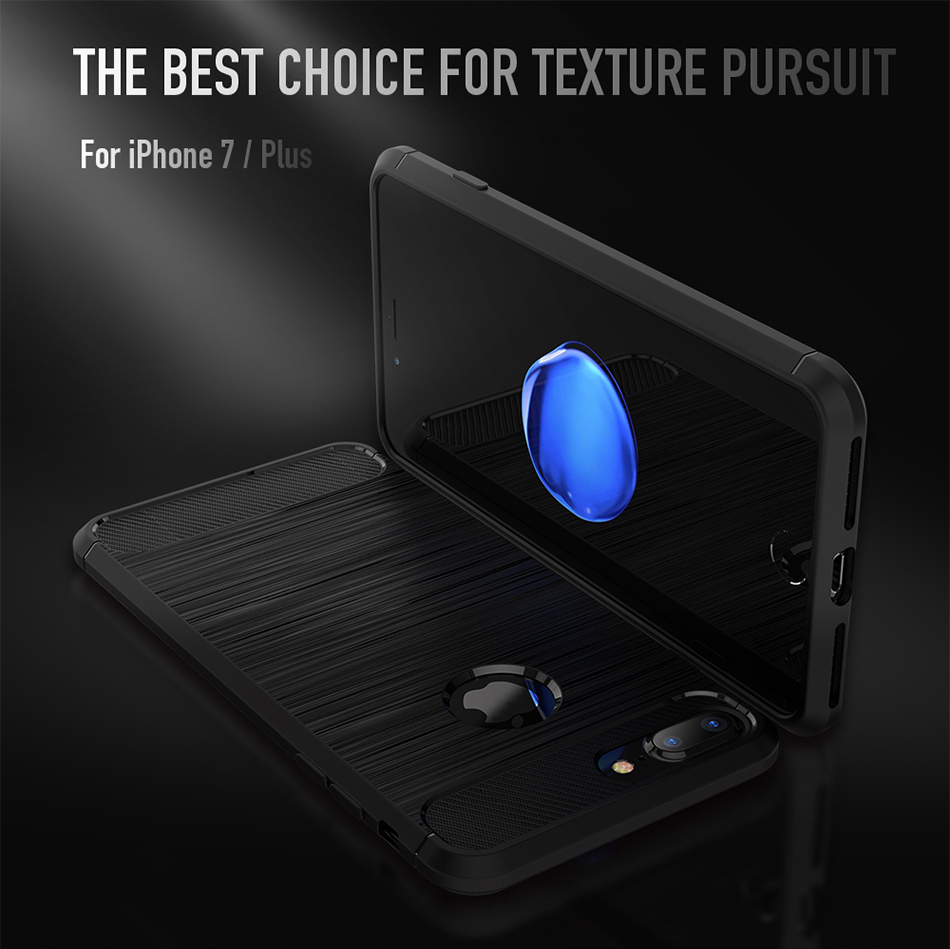 Bakeey-Dissipating-Heat-TPU-Carbon-Fiber-Case-For-iPhone-7-Plus8-Plus-1090287