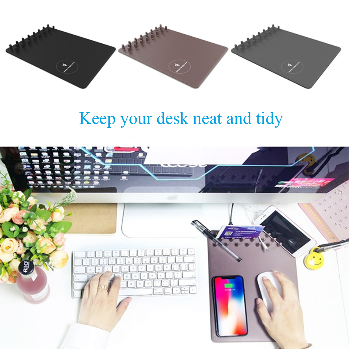 4-In-1-Qi-Wireless-Charging-Charger-Anti-Skid-Storage-Phone-Holder-Mouse-Pad-1328089