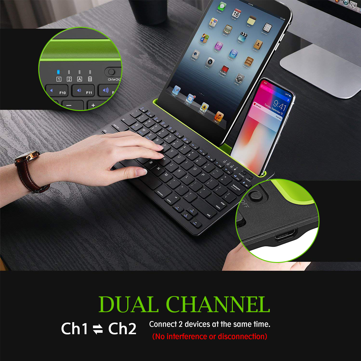 Wireless-Bluetooth-30-Keyboard-Stand-Holder-For-iPhoneiPadMacbookSamsungiOSAndroidWindows-1409241