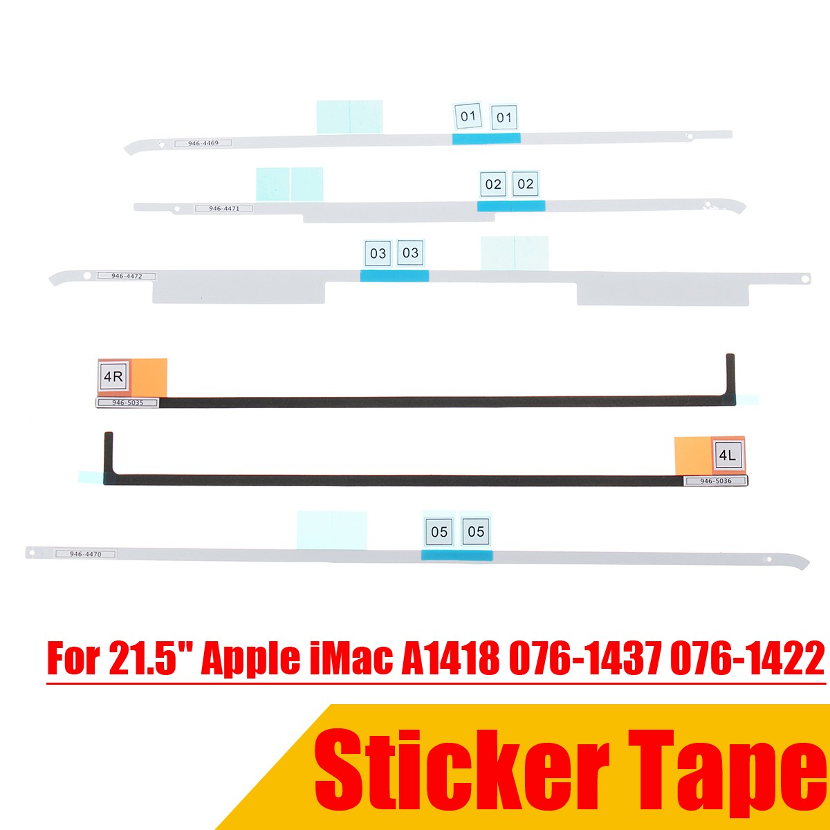 6Pcs-LCD-Screen-Double-Sided-Tape-Adhesive-Strip-for-iMac-215quot-1314609