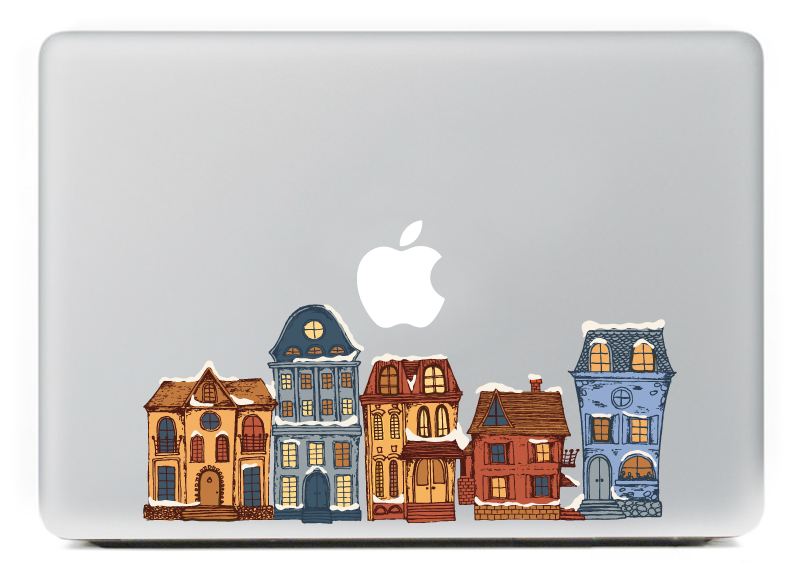 PAG-House-Decorative-Laptop-Decal-Removable-Bubble-Free-Self-adhesive-Partial-Color-Skin-Sticker-1032169