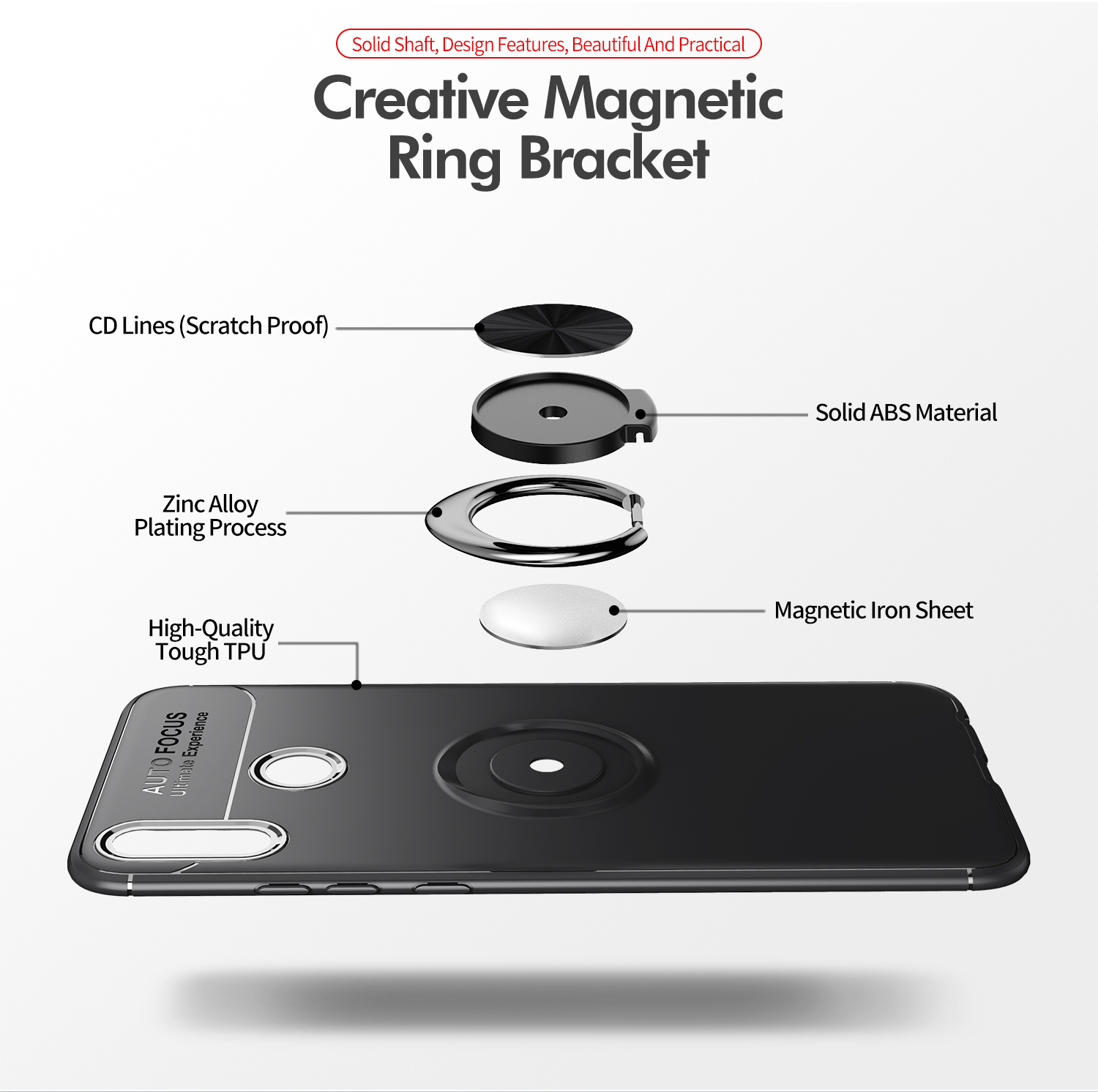 Bakeey-360deg-Adjustable-Metal-Ring-Kickstand-Magnetic-PC-Protective-Case-for-Huawei-Honor-8X-1365127